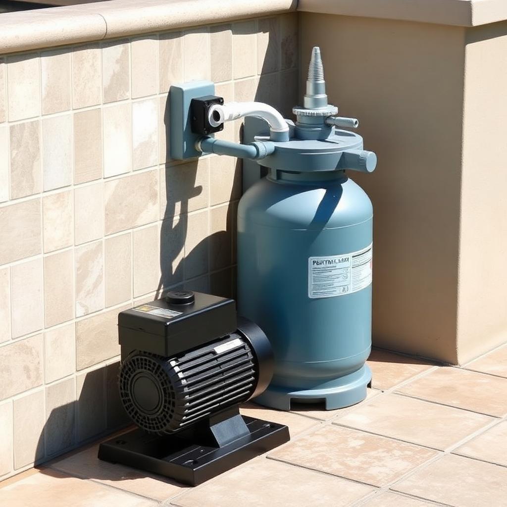 Pool pump and filtration equipment installation